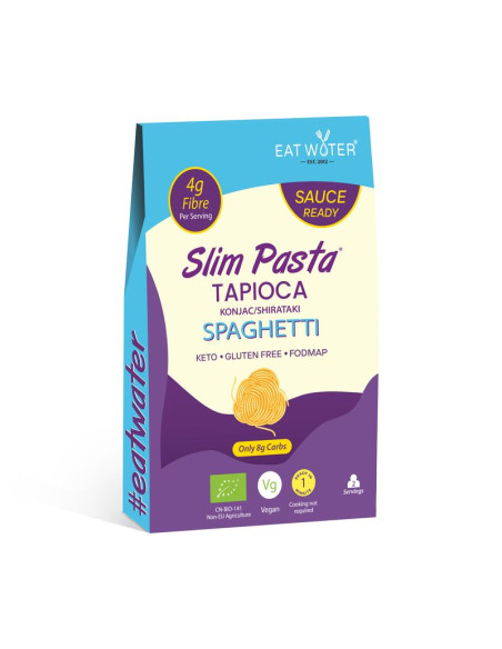 MAKARON (Z TAPIOKI I KONJAC) SPAGHETTI BEZGLUTENOWY BIO 200 g - SLIM (EAT WATER)
