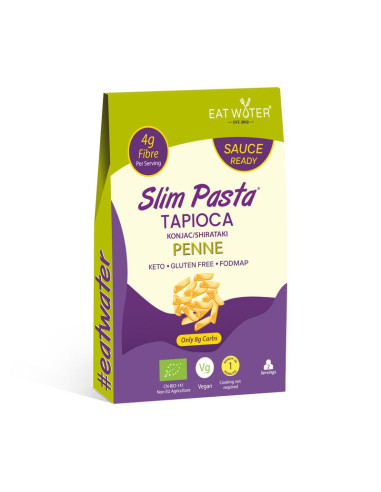 MAKARON (Z TAPIOKI I KONJAC) PENNE BEZGLUTENOWY BIO 200 g - SLIM (EAT WATER)