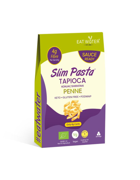 MAKARON (Z TAPIOKI I KONJAC) PENNE BEZGLUTENOWY BIO 200 g - SLIM (EAT WATER)