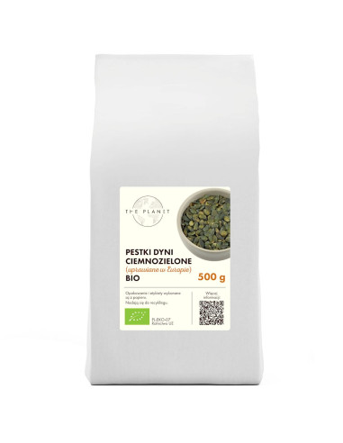 PESTKI DYNI CIEMNOZIELONE (UPRAWIANE W EUROPIE) BIO 500 g - THE PLANET