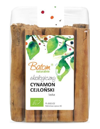 CYNAMON CEJLOŃSKI LASKA BIO 125 g - BATOM