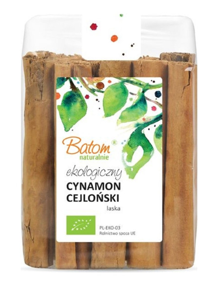 CYNAMON CEJLOŃSKI LASKA BIO 125 g - BATOM