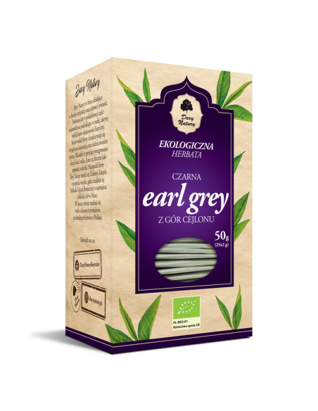 HERBATA CZARNA EARL GREY BIO (25 x 2 g) 50 g - DARY NATURY