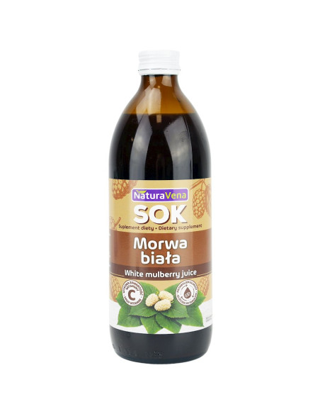 SOK Z MORWY BIAŁEJ 500 ml - NATURAVENA