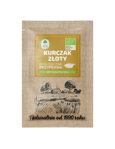 PRZYPRAWA ZŁOTY KURCZAK BIO 20 g - DARY NATURY