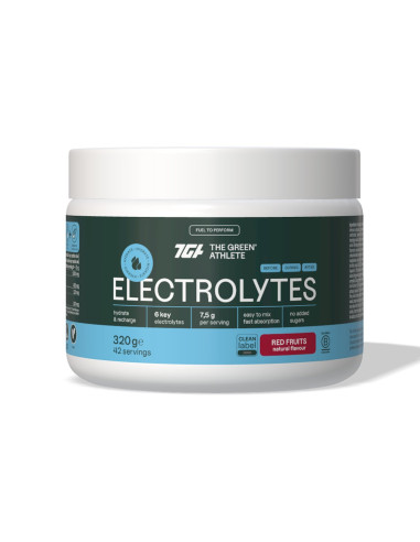 ELEKTROLITY O SMAKU CZERWONYCH OWOCÓW BEZGLUTENOWE 320 g - THE GREEN ATHLETE