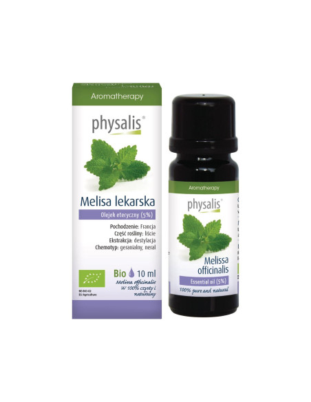 OLEJEK ETERYCZNY MELISA LEKARSKA BIO 10 ml - PHYSALIS