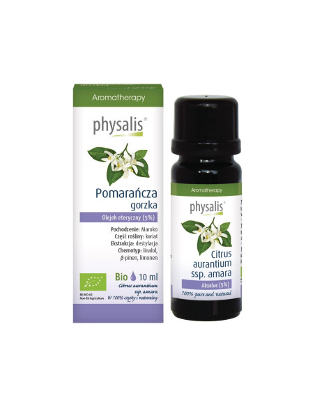 OLEJEK ETERYCZNY NEROLI BIO 10 ml - PHYSALIS