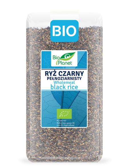 RYŻ CZARNY PEŁNOZIARNISTY BIO 500 g - BIO PLANET