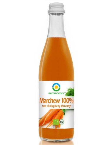 SOK Z MARCHWI NFC BEZGLUTENOWY BIO 500 ml - BIOFOOD