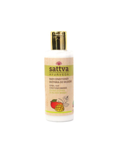 ODŻYWKA DO WŁOSÓW ZIOŁOWA MANGO 210 ml - SATTVA (AYURVEDA)
