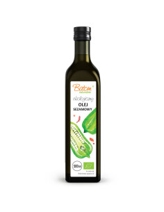OLEJ SEZAMOWY TŁOCZONY NA ZIMNO BIO 500 ml - BATOM