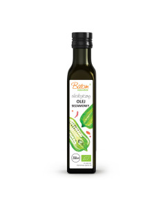 OLEJ SEZAMOWY TŁOCZONY NA ZIMNO BIO 250 ml - BATOM