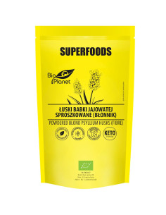 ŁUSKI BABKI JAJOWATEJ (BŁONNIK) BIO 400 g - BIO PLANET SUPERFOODS