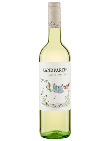 WINO BEZALKOHOLOWE CUVÉE BIAŁE SŁODKIE BIO 750 ml - LANDPARTIE (RIEGEL)