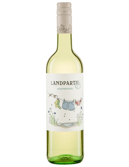WINO BEZALKOHOLOWE CUVÉE BIAŁE SŁODKIE BIO 750 ml - LANDPARTIE (RIEGEL)