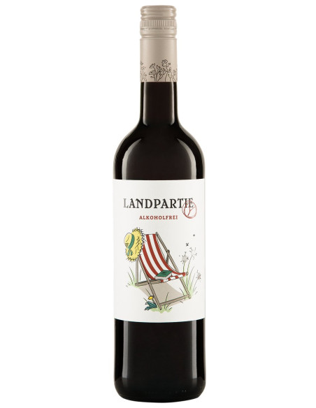 WINO BEZALKOHOLOWE CUVÉE CZERWONE SŁODKIE BIO 750 ml - LANDPARTIE (RIEGEL)