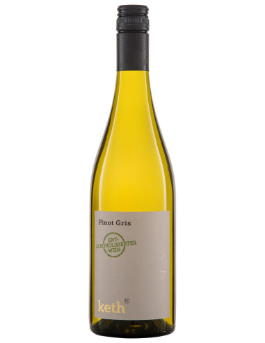 WINO BEZALKOHOLOWE PINOT GRIS BIAŁE PÓŁWYTRAWNE BIO 750 ml - KETH (RIEGEL)