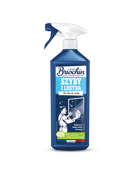 PŁYN DO MYCIA SZYB I LUSTER Z OCTEM W SPRAYU ECO 750 ml - BRIOCHIN