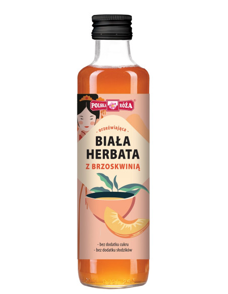 HERBATA BIAŁA Z BRZOSKWINIĄ 250 ml - POLSKA RÓŻA