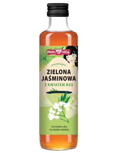 HERBATA ZIELONA JAŚMINOWA Z KWIATEM BZU 250 ml - POLSKA RÓŻA