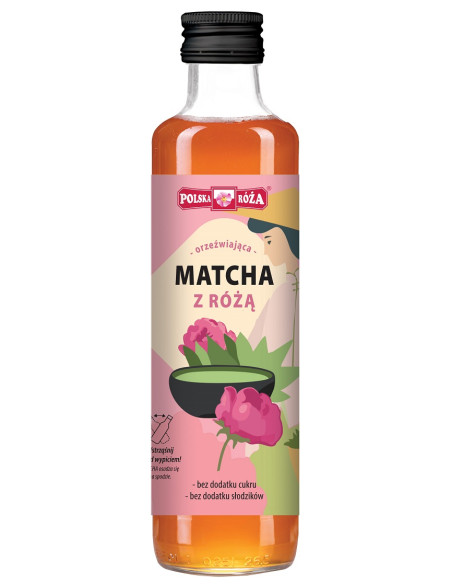 HERBATA MATCHA RÓŻANA 250 ml - POLSKA RÓŻA