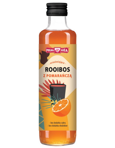 HERBATKA ROOIBOS Z POMARAŃCZĄ 250 ml - POLSKA RÓŻA