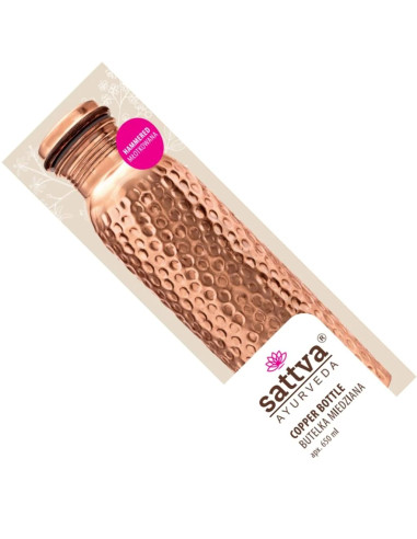 BUTELKA MIEDZIANA HAMMER 650 ml - SATTVA (AYURVEDA)