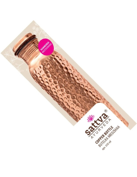 BUTELKA MIEDZIANA HAMMER 650 ml - SATTVA (AYURVEDA)