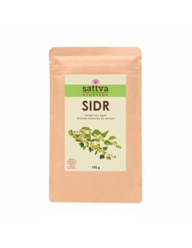 MASECZKA ZIOŁOWA DO WŁOSÓW SIDR ECO 100 g - SATTVA (AYURVEDA)