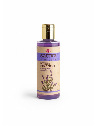 ŻEL DO MYCIA CIAŁA LAWENDOWY 210 ml - SATTVA (AYURVEDA)