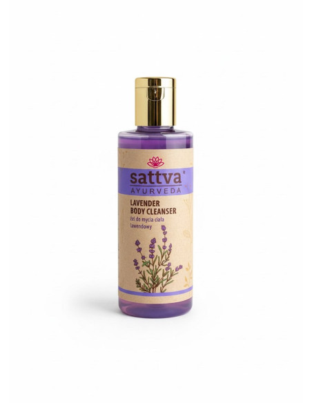 ŻEL DO MYCIA CIAŁA LAWENDOWY 210 ml - SATTVA (AYURVEDA)
