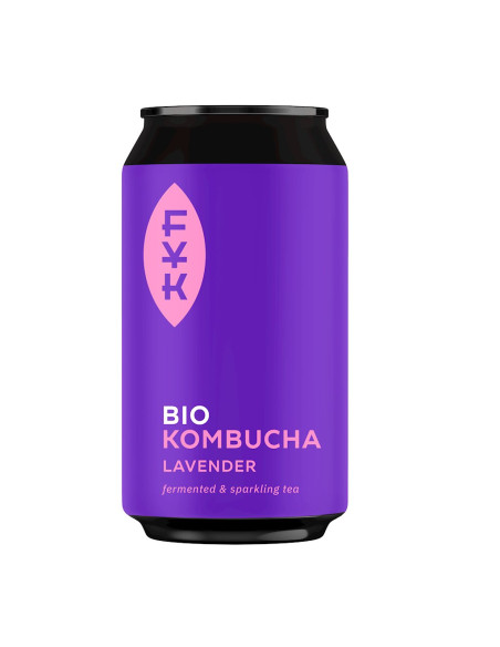 KOMBUCHA HERBATA ZIELONA Z LAWENDĄ BEZGLUTENOWA BIO 330 ml - FOREVER YOUNG KOMBUCHA