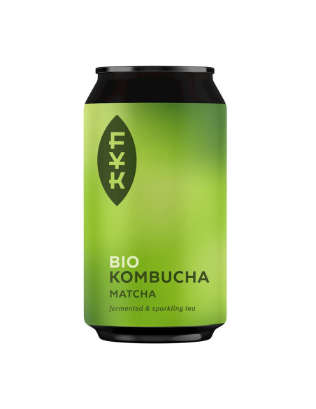 KOMBUCHA HERBATA MATCHA BEZGLUTENOWA BIO 330 ml - FOREVER YOUNG KOMBUCHA