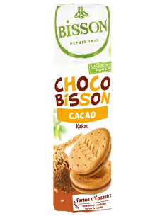 CIASTKA MARKIZY ORKISZOWE Z KREMEM KAKAOWYM BIO 300 g - BISSON