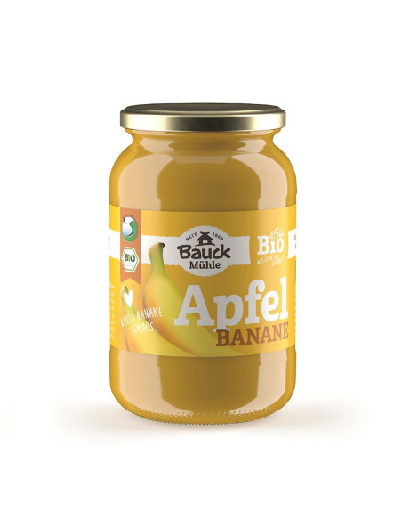 MUS JABŁKO - BANAN BEZ DODATKU CUKRÓW BIO 360 g - BAUCK MUHLE