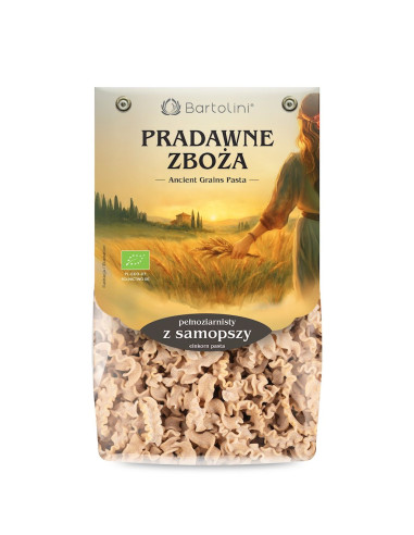 MAKARON (Z SAMOPSZY RAZOWY) FALA BIO 250 g - BARTOLINI (PRADAWNE ZBOŻA)