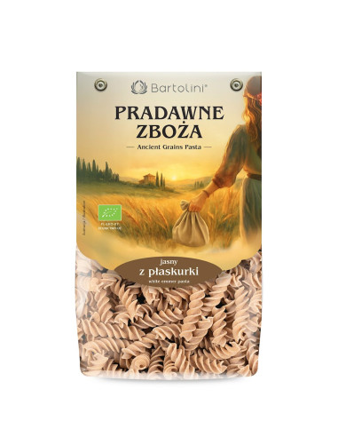 MAKARON (Z PŁASKURKI) ŚWIDERKI BIO 250 g - BARTOLINI (PRADAWNE ZBOŻA)