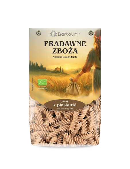 MAKARON (Z PŁASKURKI) ŚWIDERKI BIO 250 g - BARTOLINI (PRADAWNE ZBOŻA)
