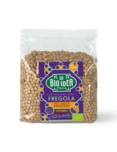 KASZA KUSKUS PERŁOWY RAZOWY FREGOLA BIO 400 g - LA BIO IDEA