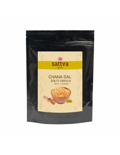 GROCH ŻÓŁTY ŁUSKANY CHANA DAL 500 g - SATTVA (FOODS)