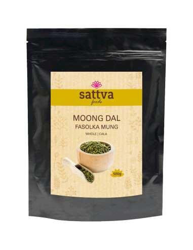 FASOLKA MUNG MOONG DAL 500 g - SATTVA (FOODS)