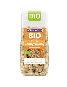 IMBIR KANDYZOWANY BIO 100 g - NATURAVENA