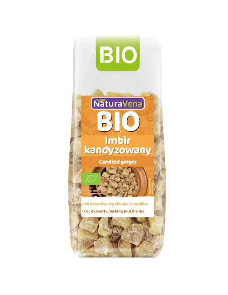 IMBIR KANDYZOWANY BIO 100 g - NATURAVENA
