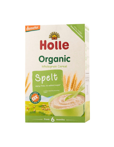 KASZKA ORKISZOWA PEŁNOZIARNISTA BEZ DODATKU CUKRÓW OD 6 MIESIĄCA DEMETER BIO 250 g - HOLLE