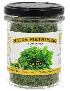 NATKA PIETRUSZKI SUSZONA BEZGLUTENOWA BIO 20 g - PIĘĆ PRZEMIAN