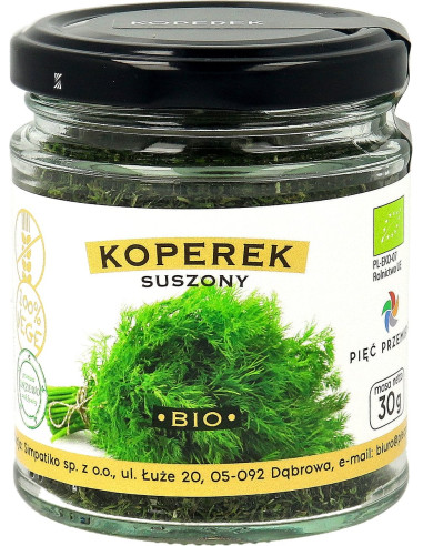 KOPEREK SUSZONY BEZGLUTENOWY BIO 30 g - PIĘĆ PRZEMIAN