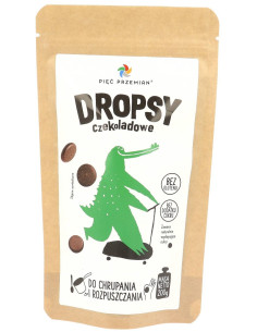 DROPSY CZEKOLADOWE BEZ DODATKU CUKRÓW BEZGLUTENOWE 200 g - PIĘĆ PRZEMIAN