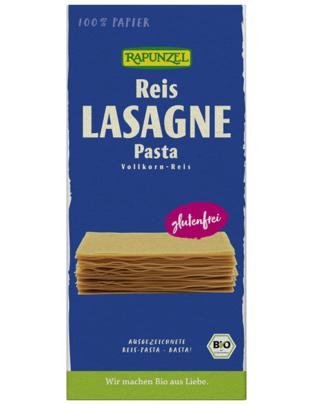 MAKARON (RYŻOWY RAZOWY) LASAGNE BEZGLUTENOWY BIO 250 g - RAPUNZEL