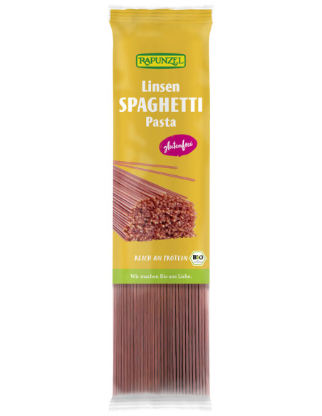 MAKARON PROTEINOWY (Z SOCZEWICY ŻÓŁTEJ) SPAGHETTI BIO 250 g - RAPUNZEL